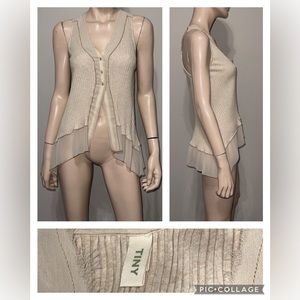 TINY Sleeveless Boho Blouse XS